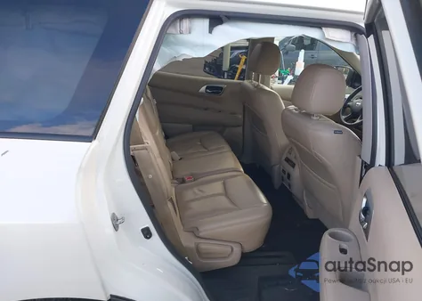 2017 Nissan Pathfinder Sl из США, поврежденный, VIN 5N1DR2MM0HC662392